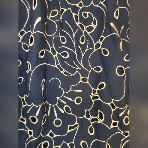 Anthropologie mavae Eyelet Midi Dress - Picture 7 of 13